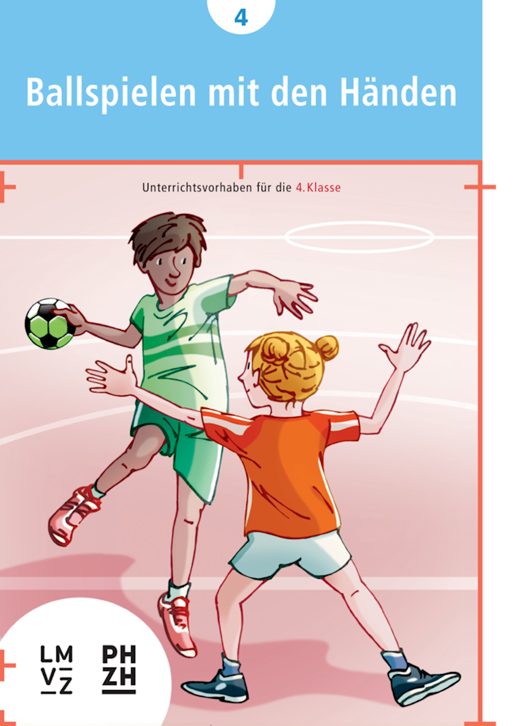 Sportbroschüren Ballspielen mit den Händen Unterri