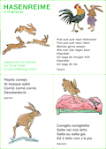 Hasenreime in 15 Sprachen