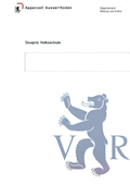Zeugnismappen Volksschule AR à 25 Stück